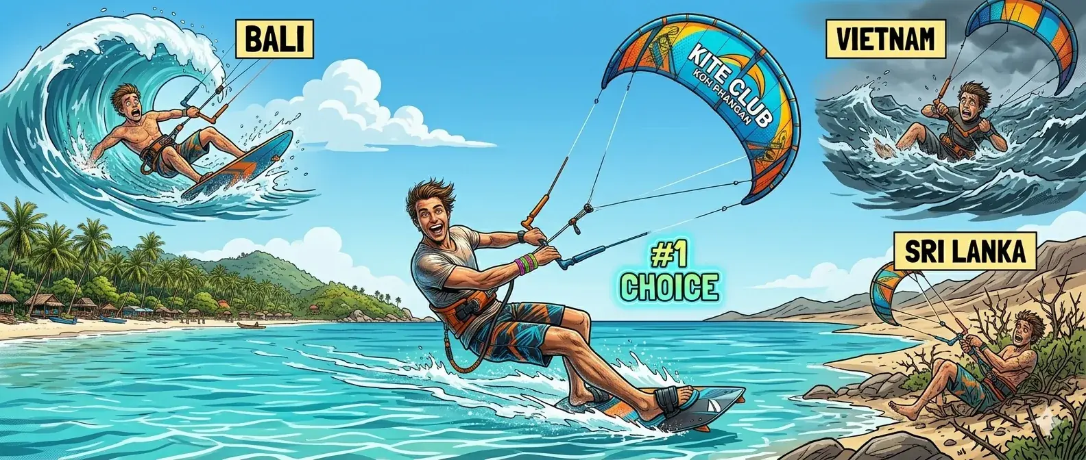 Best Place in Thailand to Learn Kiteboarding: Koh Phangan vs the Rest