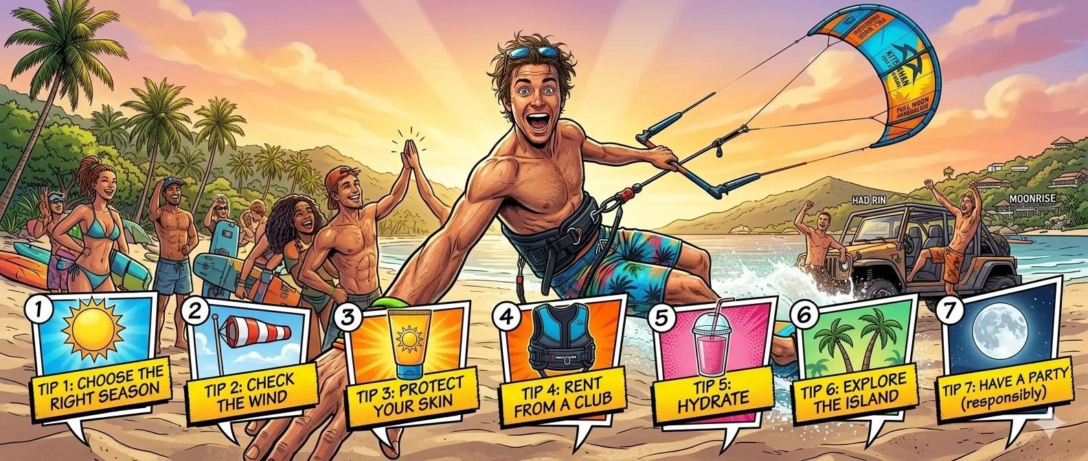 Kitesurfing Equipment: What You Need to Know on Koh Phangan