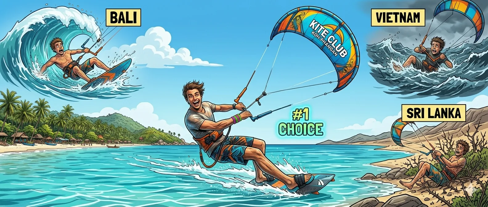 Best Place in Thailand to Learn Kiteboarding: Koh Phangan vs the Rest
