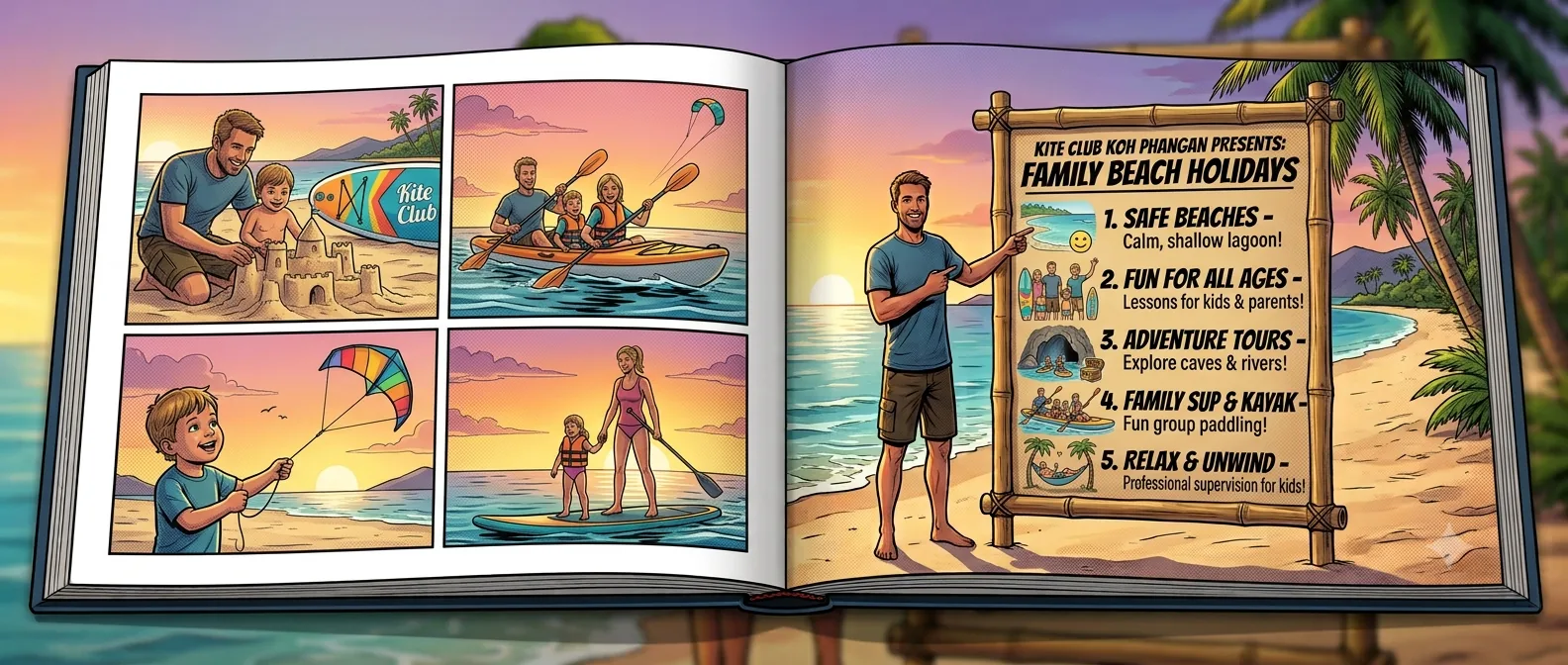 Family Holidays: Wing Foiling & Kitesurfing for Active Groups