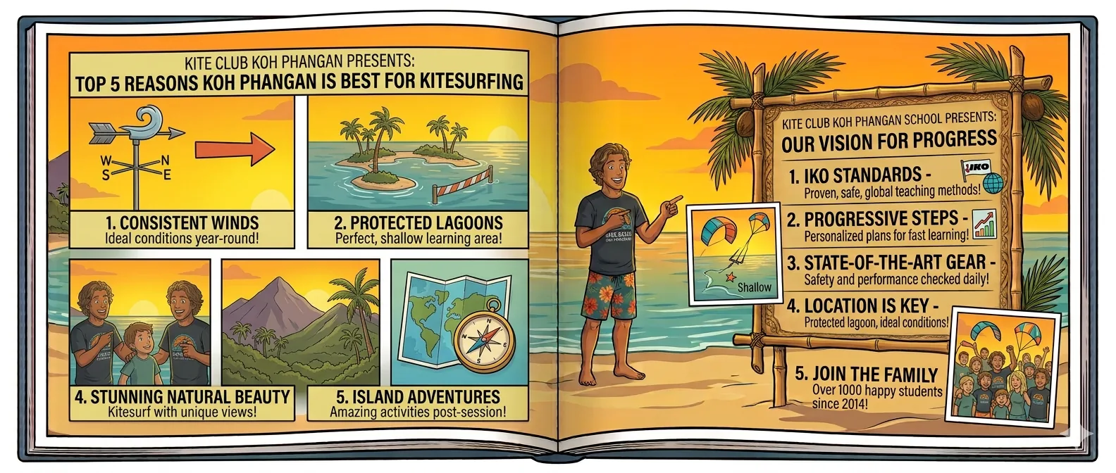 Top 5 Reasons Koh Phangan Is the Best Place to Learn Kitesurfing