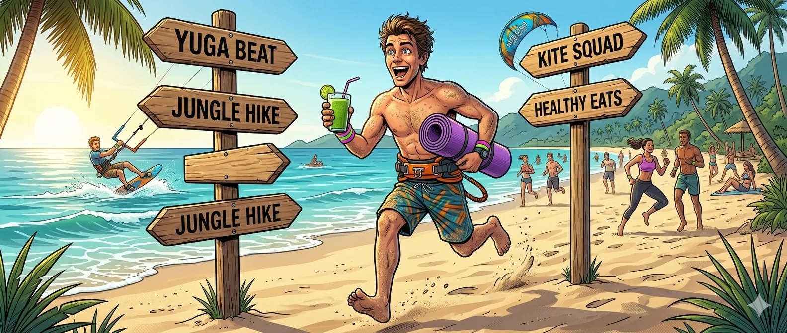Yoga, Kitesurfing & Wing Foil on Koh Phangan