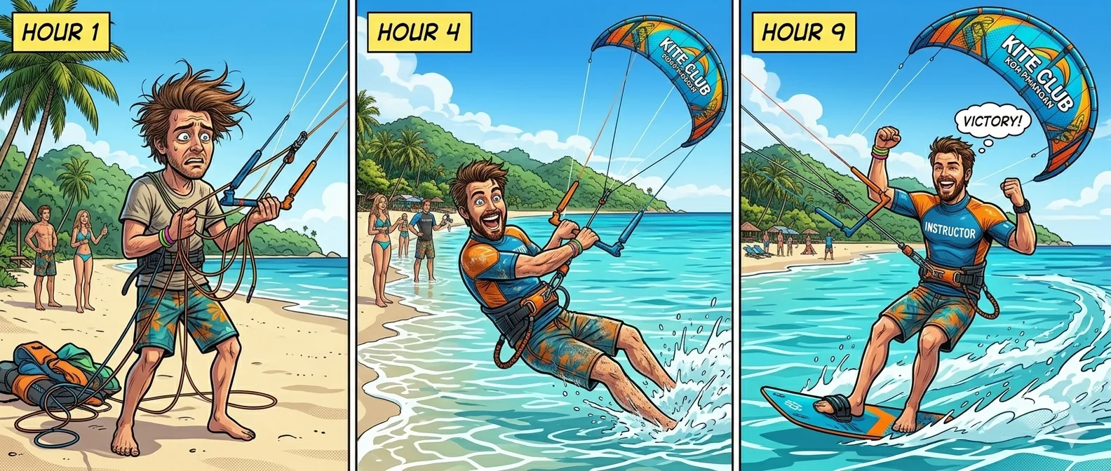 Is Koh Phangan Good for Learning Kitesurfing? Honest Beginner's Guide